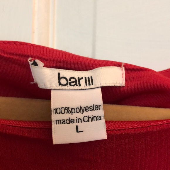 bar III Red cocktail dress size Large - Picture 9 of 9